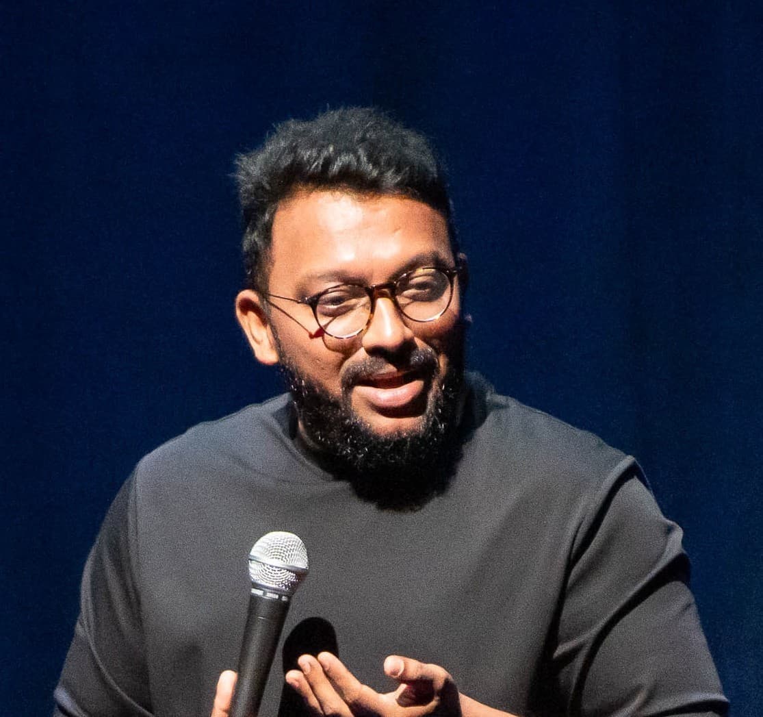 Deepak Chandran comedian at Stray Cat Comedy Club